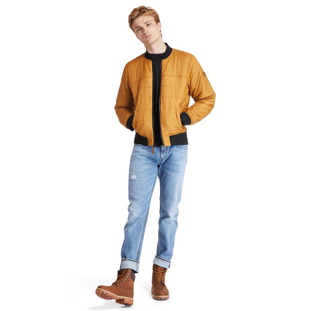 Chaquetas Timberland Hombre Foss Mountain Reversible Lightweight Marrones - Chile MST-908471